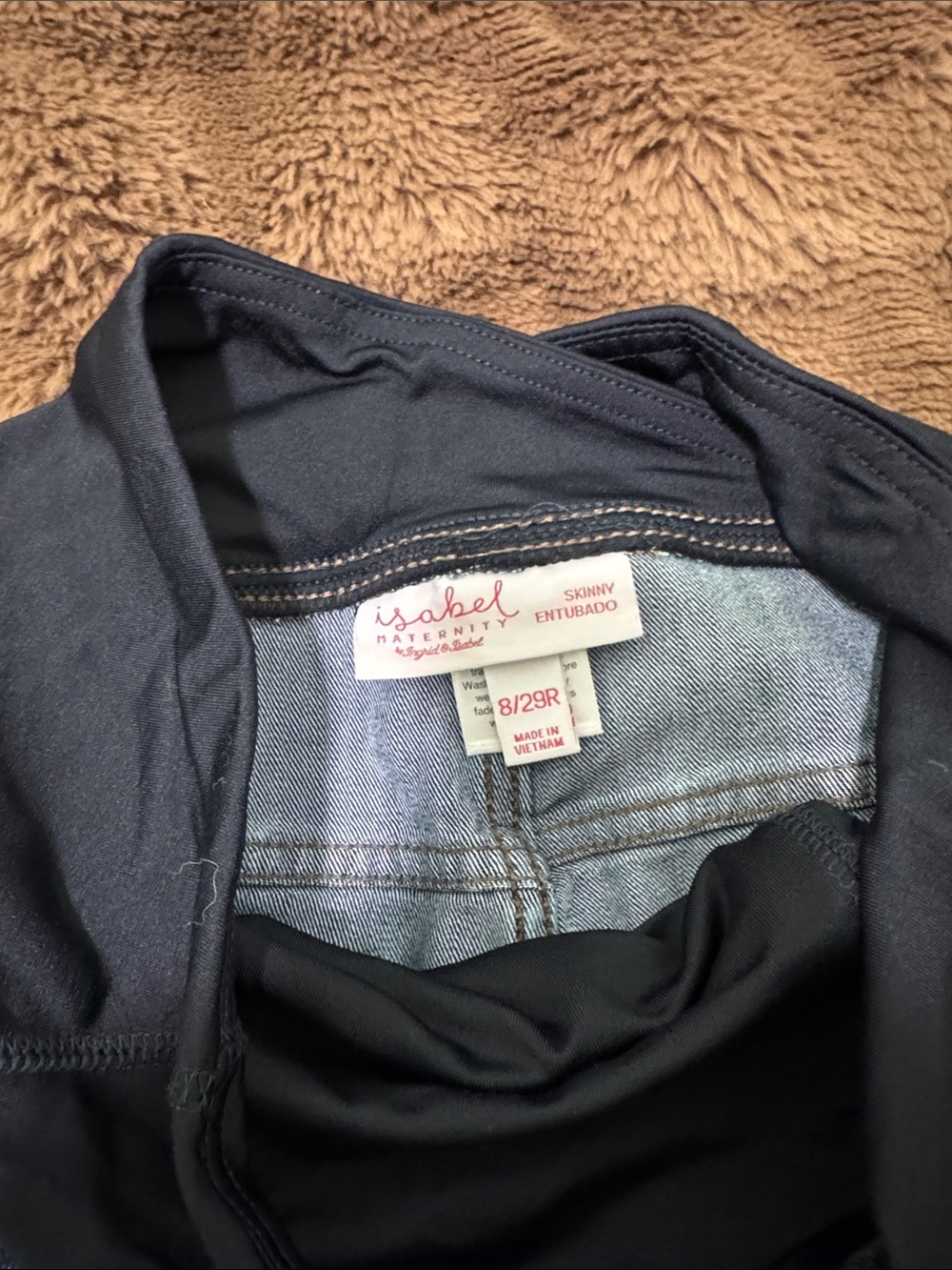 Maternity Skinny Jeans - dark blue (Size 8/29R)